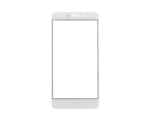 Стекло тачскрина для Huawei Y7 (2017) белое с олеофобным покрытием, закалённое