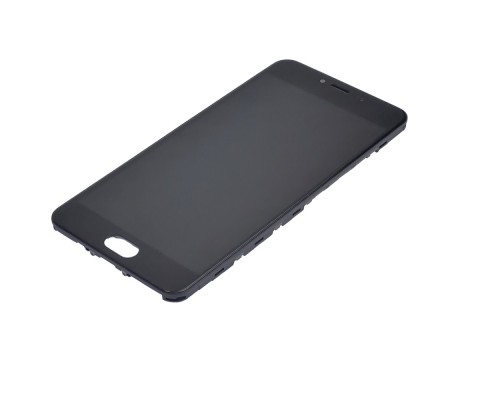 Дисплей для Meizu M3 с чёрным тачскрином и корпусной рамкой