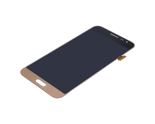Дисплей для Samsung J320 Galaxy J3 (2016) с чёрно-золотистым тачскрином OLED