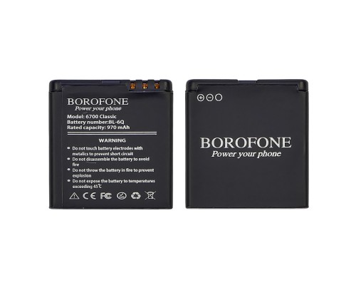 Аккумулятор Borofone BL-6Q для Nokia 6700 Classic
