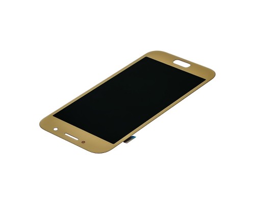 Дисплей для Samsung A520 Galaxy A5 (2017) с золотистым тачскрином OLED