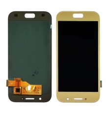 Дисплей для Samsung A520 Galaxy A5 (2017) с золотистым тачскрином OLED