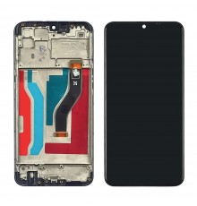 Дисплей для Samsung A107 Galaxy A10S (2019) с чёрным тачскрином и корпусной рамкой