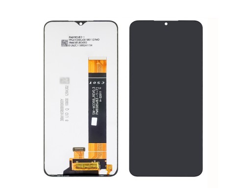 Дисплей для Samsung A135F/ A235F/ M236/ M336 Galaxy A13 (4G)/ A23/M23/M33 (2022) с чёрным тачскрином Service Pack