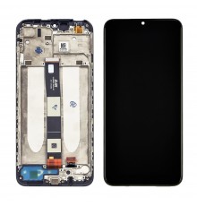 Дисплей для Xiaomi Redmi 9A/ 9C с чёрным тачскрином и корпусной рамкой