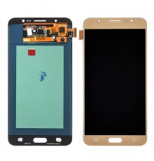 Дисплей для Samsung J710 Galaxy J7 (2016) с золотистым тачскрином OLED