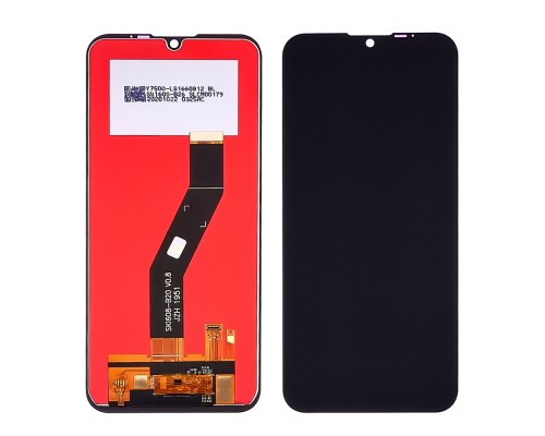 Дисплей для Motorola E6S (XT2053) с чёрным тачскрином