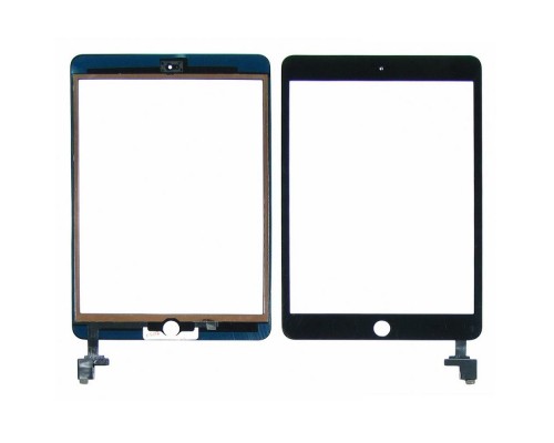 Тачскрин для Apple iPad mini 3 (A1599/A1600) чёрный с микросхемой