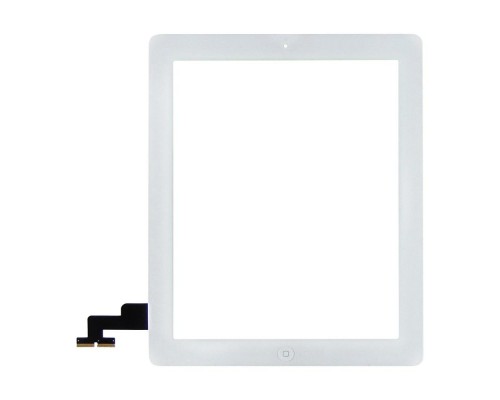 Тачскрин для Apple iPad 2 (A1395/A1396/A1397) белый с кнопкой Home