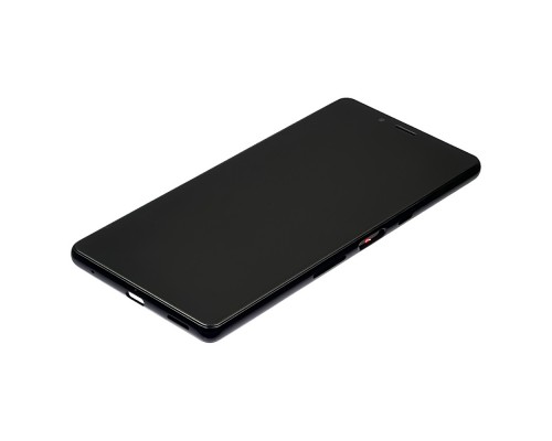 Дисплей для Sony I4312 Xperia L3 с чёрным тачскрином и корпусной рамкой