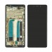 Дисплей для Sony I4312 Xperia L3 с чёрным тачскрином и корпусной рамкой