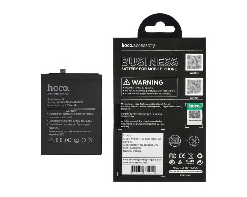 Аккумулятор Hoco HB486586ECW для Huawei P40 Lite (JNY-LX1)/ Mate 30/ Honor V30/ Nova 6 SE/ Nova 7i