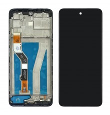 Дисплей для Motorola G60 (XT2135) с чёрным тачскрином и корпусной рамкой