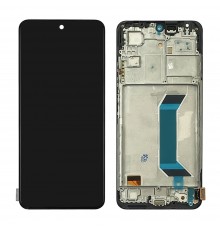 Дисплей для Xiaomi Redmi Note 12 с чёрным тачскрином и корпусной рамкой IPS