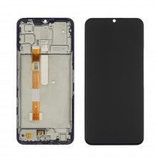 Дисплей для Vivo Y53S (5G) с чёрным тачскрином и корпусной рамкой