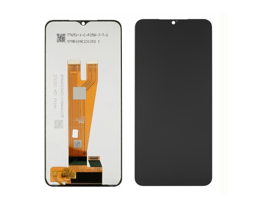 Дисплей для Samsung A045F Galaxy A04 (2022) с чёрным тачскрином Service Pack