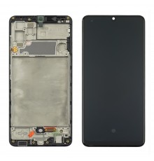 Дисплей для Samsung A325 Galaxy A32 (2020) с чёрным тачскрином и корпусной рамкой Original