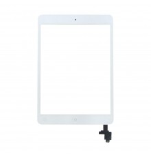 Тачскрин для Apple iPad mini/ mini 2 (A1432/A1454/A1455/A1489/A1490/A1491) белый с микросхемой и кнопкой Home