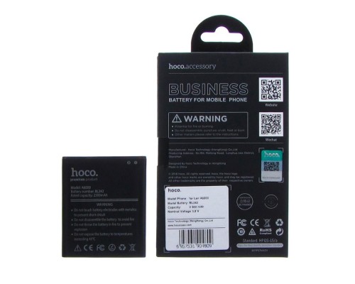 Аккумулятор Hoco BL242 для Lenovo A6000/ A6000 Plus/ A6010/ A2020 Vibe C/ A3690/ A3860/ A3900