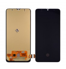 Дисплей для Samsung A705 Galaxy A70 (2019) с чёрным тачскрином (с широким ободком) OLED