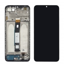 Дисплей для Xiaomi Redmi 10C с чёрным тачскрином и корпусной рамкой