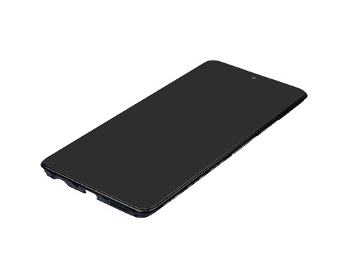 Дисплей для Xiaomi Redmi Note 10 Pro с чёрным тачскрином и корпусной рамкой IPS