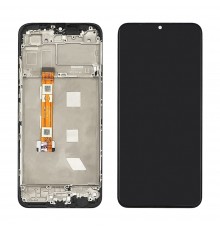 Дисплей для Oppo A17 с чёрным тачскрином и корпусной рамкой