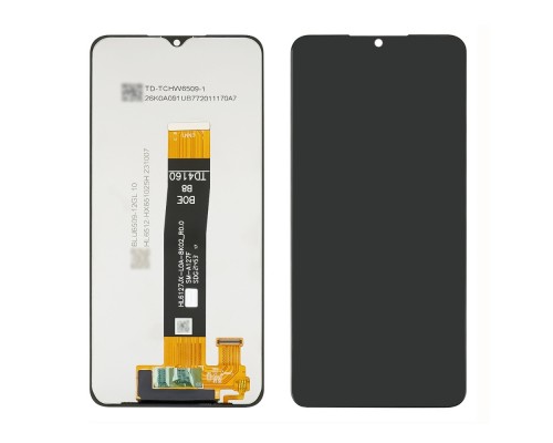 Дисплей для Samsung A127F Galaxy A12S (2021) с чёрным тачскрином Service Pack