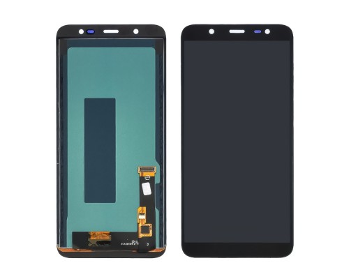 Дисплей для Samsung J810 Galaxy J8 (2018) с чёрным тачскрином, с регулируемой подсветкой IPS