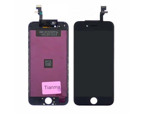 Дисплей для Apple iPhone 6 с чёрным тачскрином Tianma
