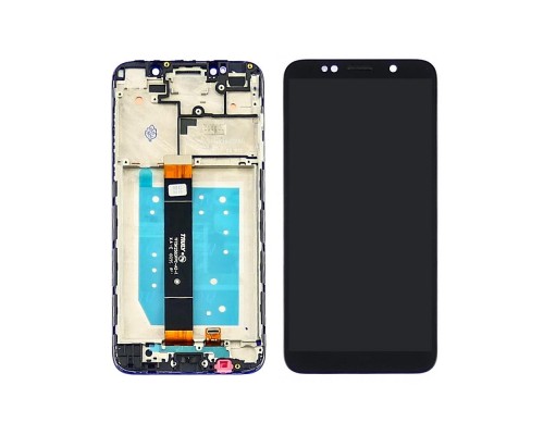 Дисплей для Huawei Y5 (2018) с чёрным тачскрином и корпусной рамкой