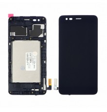Дисплей для LG K4 (2017) M160 с чёрным тачскрином и корпусной рамкой