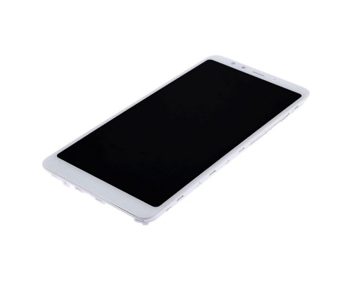 Дисплей для Xiaomi Redmi 5 с белым тачскрином и корпусной рамкой