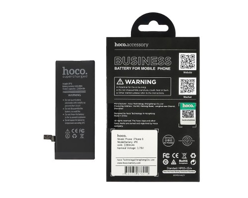 Аккумулятор Hoco для Apple iPhone 6, усиленный (2280mAh)