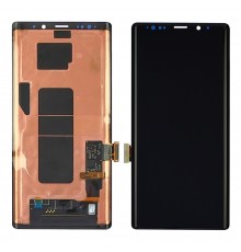 Дисплей для Samsung Note 9 с чёрным тачскрином Original (переклеенное стекло)
