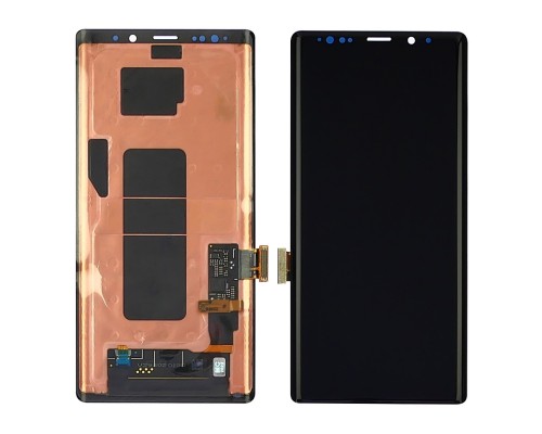 Дисплей для Samsung Note 9 с чёрным тачскрином Original (переклеенное стекло)
