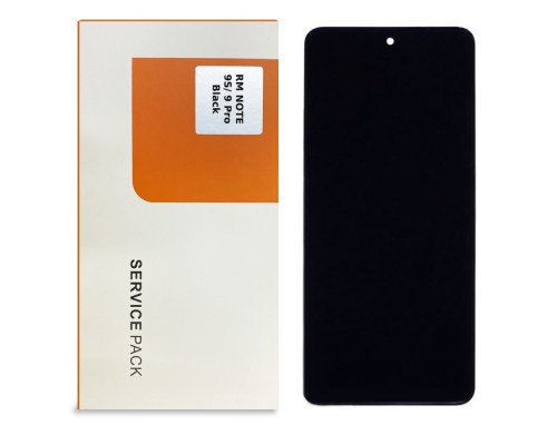 Дисплей для Xiaomi Redmi Note 9S/ Note 9 Pro/ Note 9 Pro Max с чёрным тачскрином Service Pack