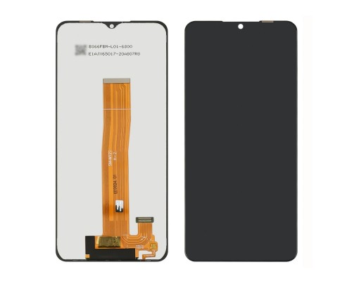 Дисплей для Samsung M127F Galaxy M12 (2021) с чёрным тачскрином Service Pack
