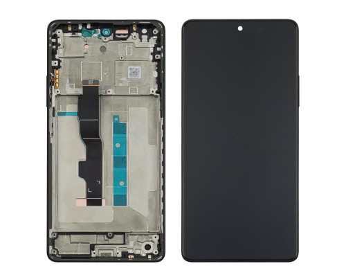 Дисплей для Xiaomi Redmi Note 13 (5G) с чёрным тачскрином и чёрной корпусной рамкой OLED