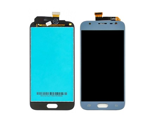 Дисплей для Samsung J330 Galaxy J3 (2017) с голубым тачскрином
