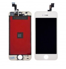 Дисплей для Apple iPhone 5S с белым тачскрином HC