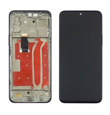 Дисплей для Huawei Honor X8 с чёрным тачскрином и корпусной рамкой