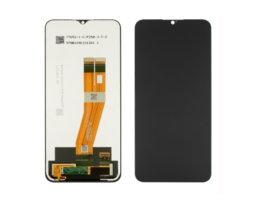 Дисплей для Samsung A042F Galaxy A04E (2022) с чёрным тачскрином Service Pack