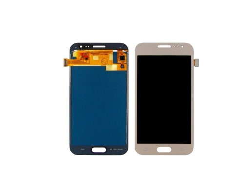 Дисплей для Samsung J200 Galaxy J2 с золотистым тачскрином, с регулируемой подсветкой IPS