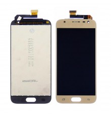 Дисплей для Samsung J330 Galaxy J3 (2017) с золотистым тачскрином