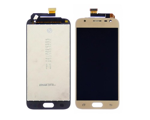 Дисплей для Samsung J330 Galaxy J3 (2017) с золотистым тачскрином