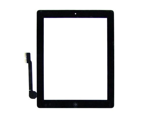 Тачскрин для Apple iPad 3 (A1403/A1416/A1430) чёрный с кнопкой Home