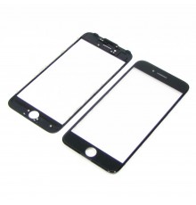 Стекло тачскрина для Apple iPhone 7 чёрное с рамкой и OCA плёнкой HC