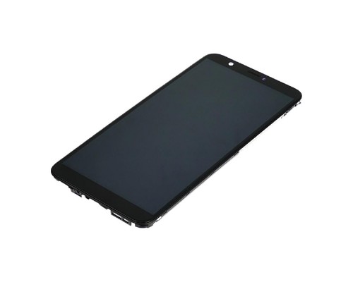 Дисплей для Huawei P Smart (2017) с чёрным тачскрином и корпусной рамкой