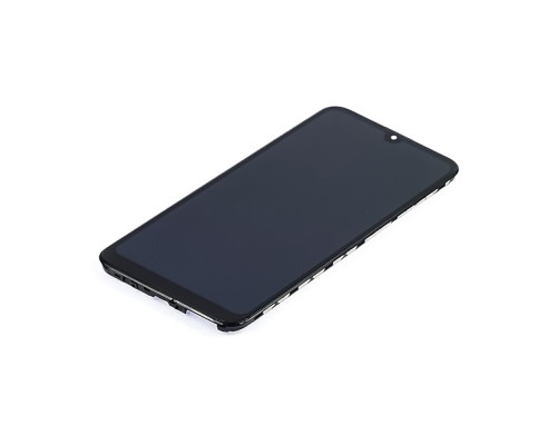 Дисплей для Huawei Y7 2019 (4/64 GB) с чёрным тачскрином и корпусной рамкой